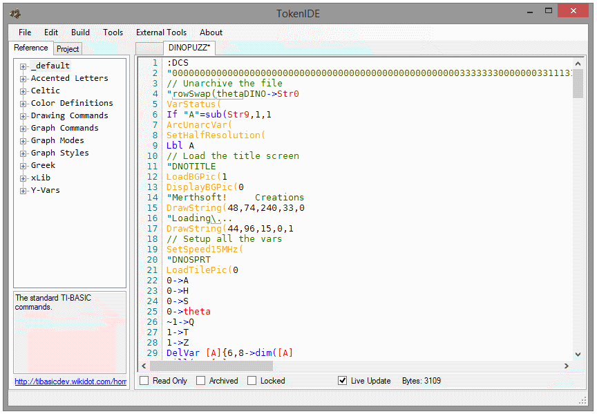 tokens-ide